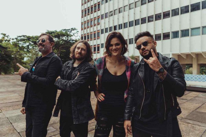 Banda de rock brasiliense, Rock Beats, lança novo single autoral -  (crédito: Henrique François/Divulgação)