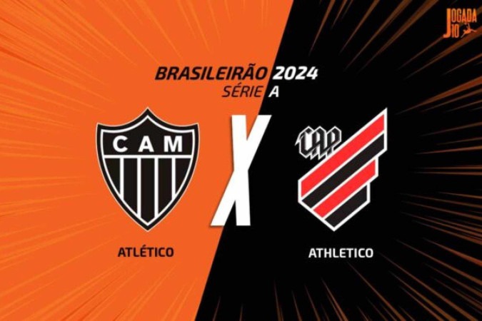 Atlético-MG e Athletico se enfrentam na Arena MRV, pela última rodada do Brasileirão -  (crédito: Foto: Arte/Jogada10)