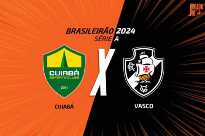 Vasco visita o Cuiabá na derradeira rodada do Brasileirão-2024 -  (crédito: Foto: Arte Jogada10)