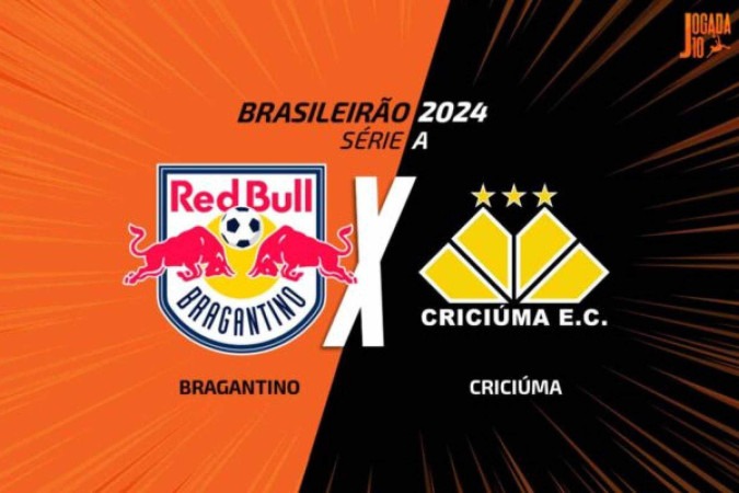 RB Bragantino e Criciúma se enfrentam em jogo direto pelo rebaixamento do Brasileiro -  (crédito: Foto: Arte Jogada10)