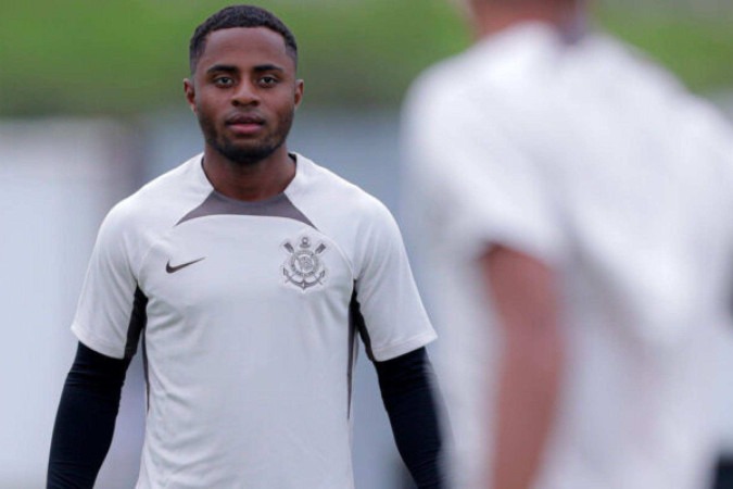 Palacios em treino do Corinthians  -  (crédito: Rodrigo Coca / Ag. Corinthians)