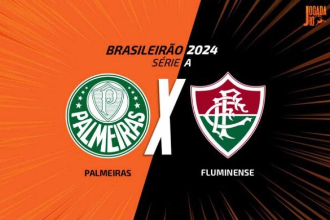 Palmeiras busca o titulo; Fluminense luta contra o rebaixamento. É jogo dramático! -  (crédito: Foto: Arte Jogada10)