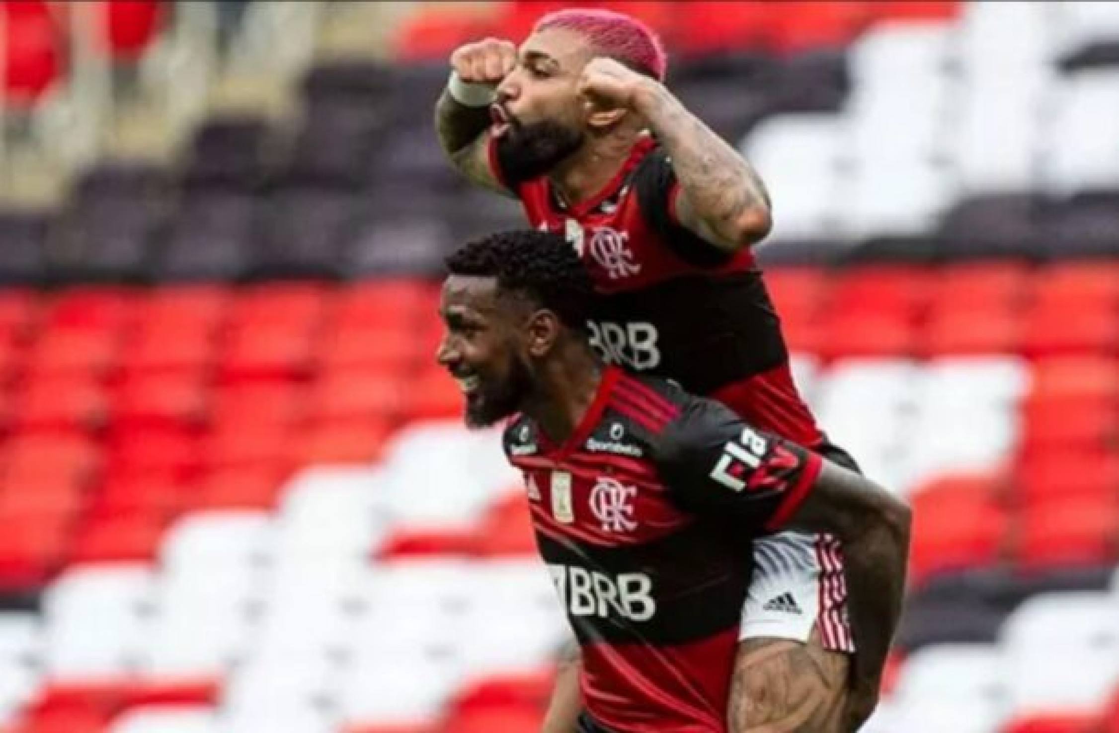 Na despedida de Gabigol, Gerson avisa: ‘Não vou dar mole a ele, não’