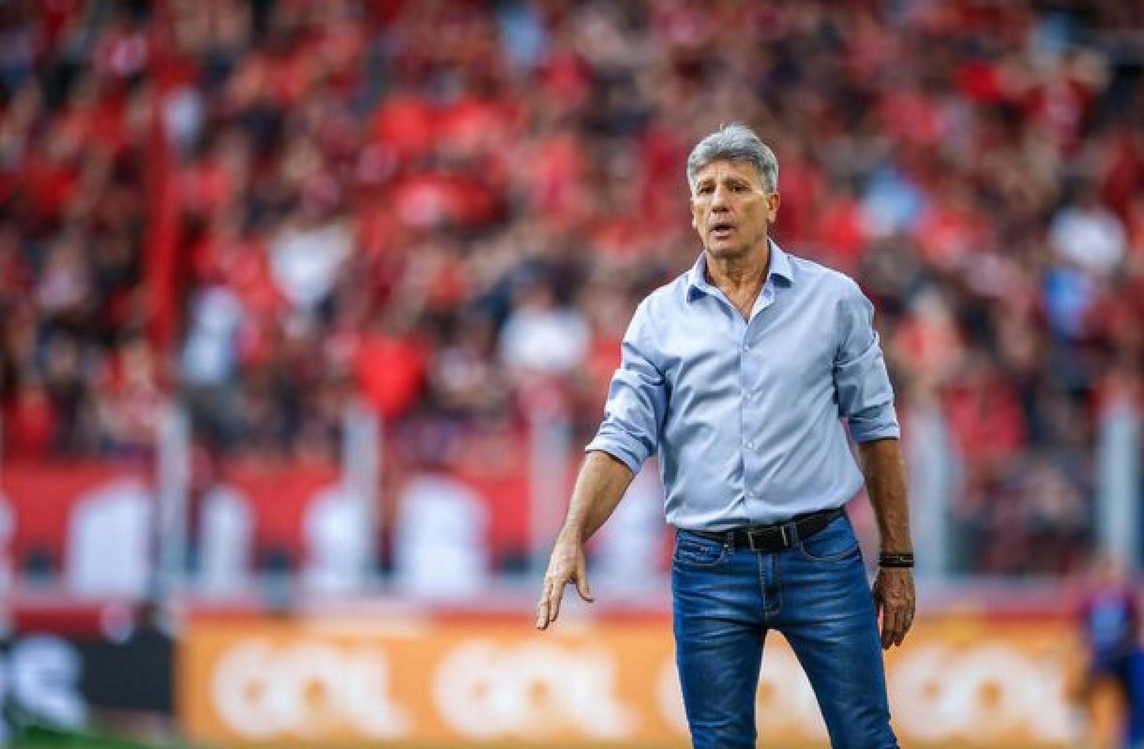 Renato perdeu prestígio em 2024 no Grêmio depois de desempenho abaixo das expectativas -  (crédito: Foto: Luis Eduardo Muniz / Grêmio FBPA)