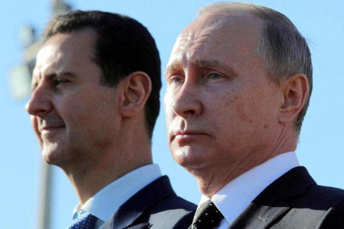 Assad e Putin se encontraram em julho de 2014 na Rússia -  (crédito: EPA)