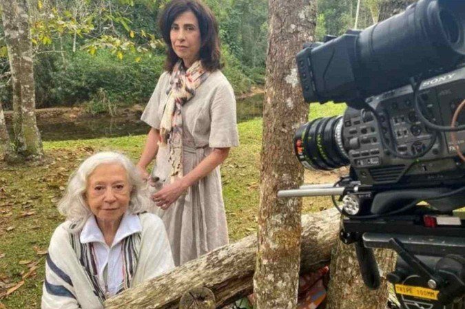 Fernanda Montenegro e Fernanda Torres: mãe e filha dividiram o mesmo papel no longa Ainda estou aqui