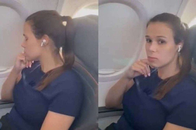 Mulher irá processar mãe de criança após confusão em avião - (crédito: Reprodução Instagram ) Mulher irá processar mãe de criança após confusão em avião - (crédito: Reprodução Instagram )