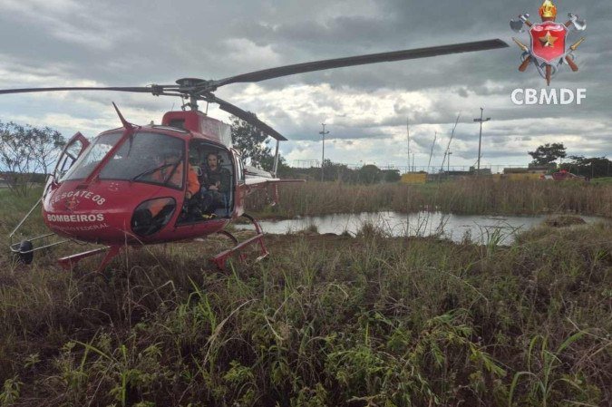 Homem morrei afogado no Lago Paranoá - (crédito: CBMDF) Homem morrei afogado no Lago Paranoá - (crédito: CBMDF)