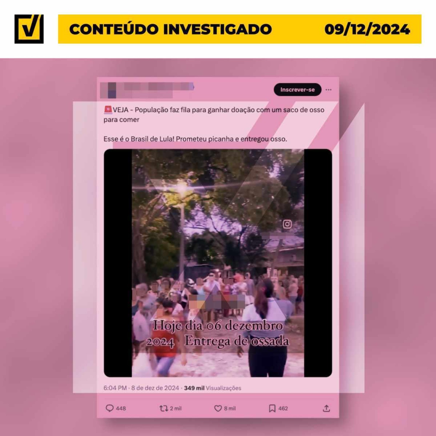 Post engana ao relacionar ao governo Lula distribuição de ossadas que é feita há 14 anos no Ceará