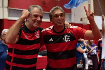 Luiz Eduardo Baptista, o Bap, foi eleito como novo presidente do Flamengo para o triênio até o fim de 2027 -  (crédito: Paula Reis / CRF)