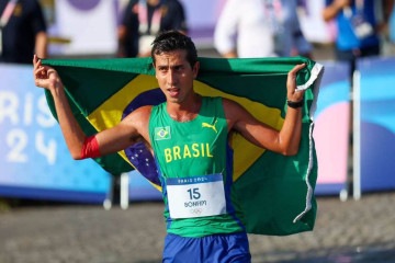  Caio Bonfim pode ser o primeiro brasiliense a vencer o prêmio máximo na festa de gala do Comitê Olímpico do Brasil na categoria  masculina -  (crédito:  Abelardo Mendes Jr/especial para CB/DA Press)