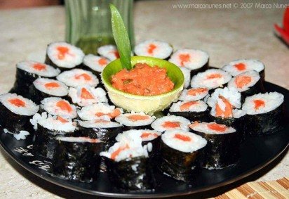 Sushi feito em casa -  (crédito: Reprodu&ccedil;&atilde;o/Flickr: Marco Nunes) -Sushi feito em casa -  (crédito: Reprodu&ccedil;&atilde;o/Flickr: Marco Nunes)