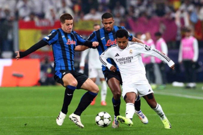 Rodrygo atuou na segunda etapa de Atalanta 2 x 3 Real Madrid -  (crédito: Foto: Photo by Marco )