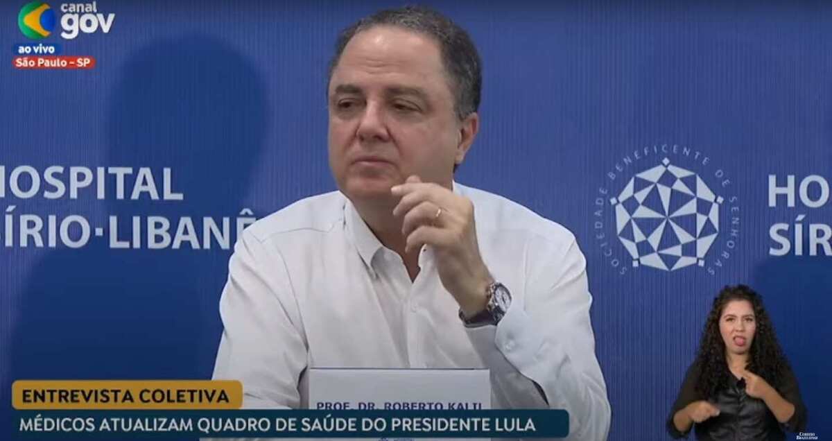 Médico Roberto Kalil atualiza estado de saúde de Lula
