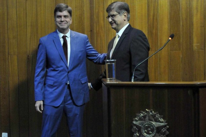  10/12/2024. Crédito: Minervino Júnior/CB/D.A Press. Brasil.  Brasilia - DF. Solenidade de posse do procurador geral de justiça do TJDFT/Ministério Público Geroges Seigneur. Paulo Gonet -  (crédito:  Minervino Júnior/CB)