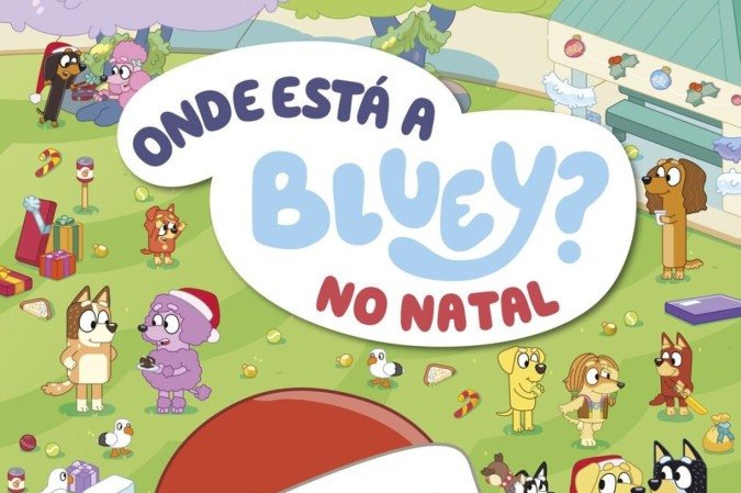 Onde está 
a Bluey? 
Um livro 
de esconde-esconde 
(R$ 29,90)