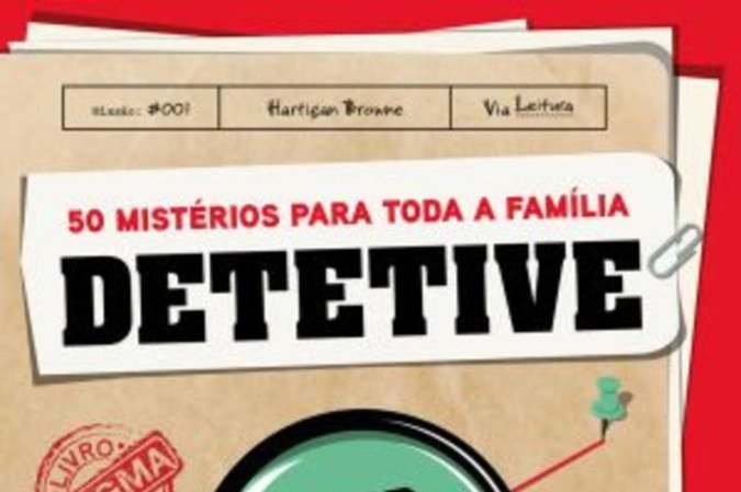 Livro enigma Detetive: 
O caso do Diamante Dumpleton — Volume 1 
(R$ 49,90)