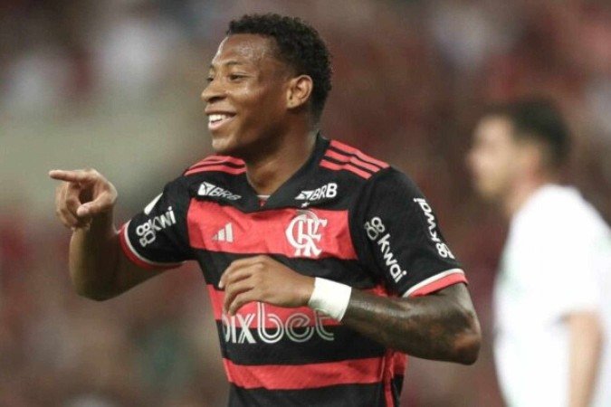 Plata, atacante do Flamengo - (crédito: Gilvan de Souza/Flamengo) Plata, atacante do Flamengo - (crédito: Gilvan de Souza/Flamengo)