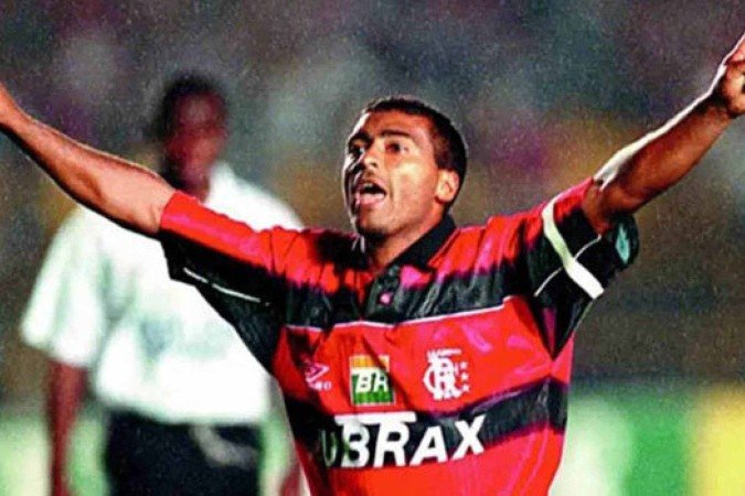 Romário voltará a vestir camisa do Flamengo na despedida do Imperador -  (crédito: Foto: Reprodução)
