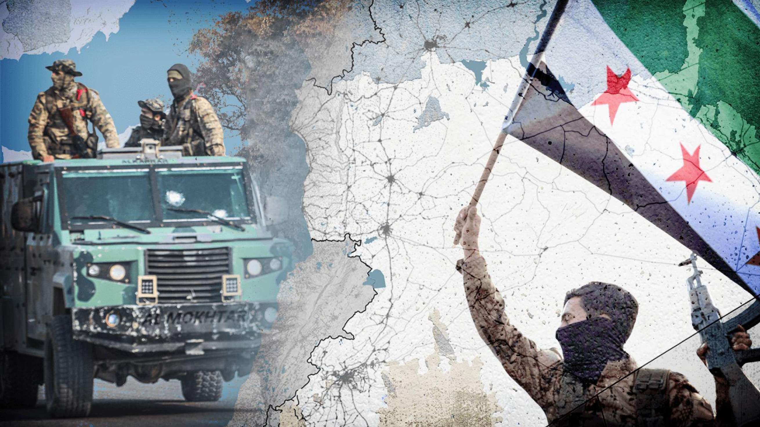 Como território da Síria se divide entre diferentes grupos rebeldes Como território da Síria se divide entre diferentes grupos rebeldes