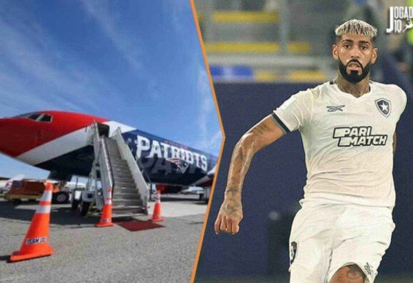 Fotos: Reprodução Site/New England Patriots e Vitor Silva/Botafogo