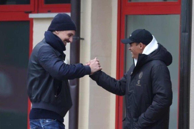 Thiago Silva ao lado de Ibrahimovic, atual conselheiro do Milan - (crédito: Foto: Reprodução Instagram @acmilan) Thiago Silva ao lado de Ibrahimovic, atual conselheiro do Milan - (crédito: Foto: Reprodução Instagram @acmilan)