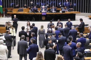 Plenário da Câmara: deputados devem votar regulamentação na terça-feira -  (crédito: Bruno Spada/Câmara dos Deputados)