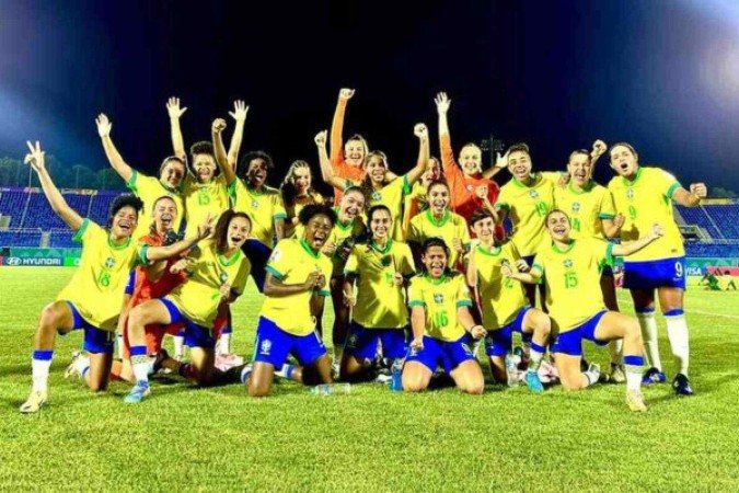Seleção Brasileira subiu no ranking - (crédito: Foto: Reprodução) Seleção Brasileira subiu no ranking - (crédito: Foto: Reprodução)