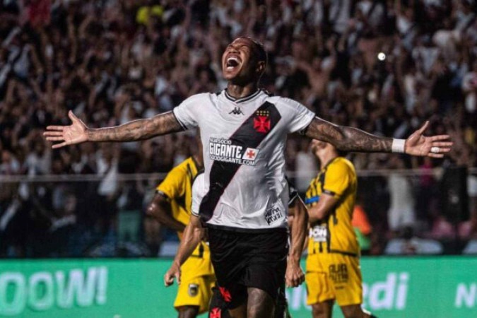 Zé Gabriel em ação pelo Vasco no Campeonato Carioca 2024 -  (crédito: Foto: Úrsula Nery/FERJ)