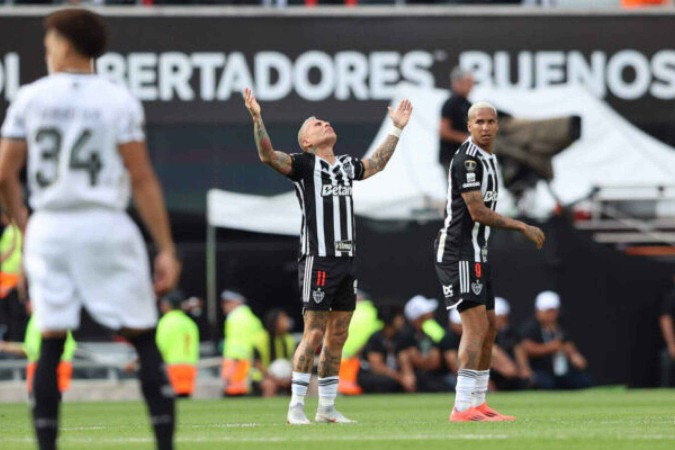 Vice-campeão continental, Vargas não ficou no Atlético -  (crédito: Foto: Pedro Souza/Atlético )