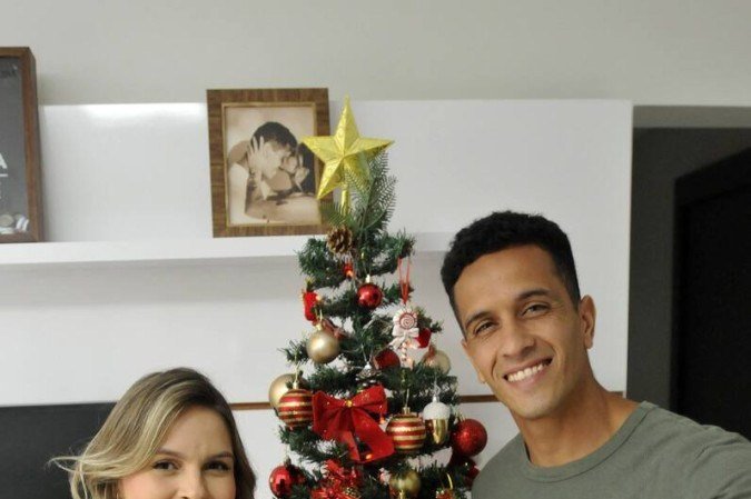  13/12/2024. Crédito: Minervino Júnior/CB/D.A Press. Brasil.  Brasilia - DF. Especial de Natal. Débora e Matheus que estão esperando o nascimento da primeira filha.