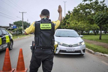 Agentes do Detran-DF realizarão mudanças no trânsito por conta de eventos em Brasília
 -  (crédito: Geovana Albuquerque/Agência Brasília)