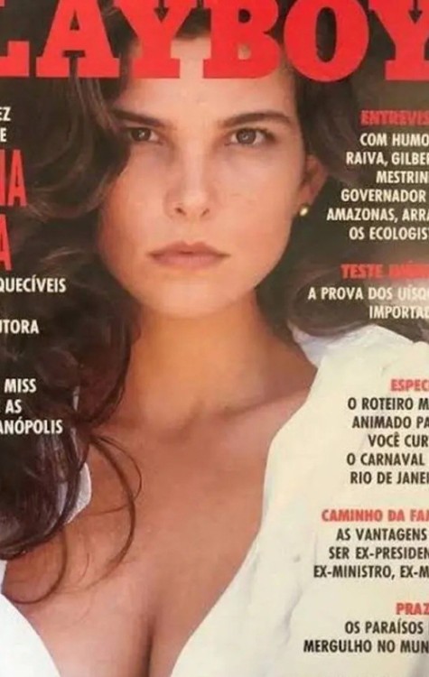 Em entrevista ao Splash, do UOL, a atriz, que estrelou um ensaio para a revista masculina em meados de 1992, detalhou como foram os bastidores para a publicação -  (crédito: Reprodução/Instagram - Playboy)