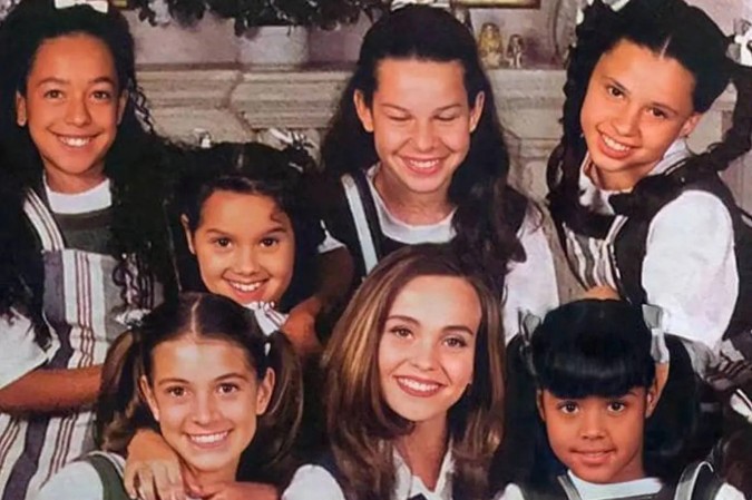 O Observatório dos Famosos reuniu uma lista de artistas que já morreram do elenco de Chiquititas 1997 -  (crédito: Reprodução/SBT)