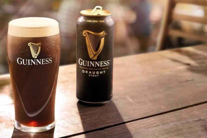 Cerveja Guinness se tornou queridinha dos americanos e deixou mercado britânico em falta - (crédito: Guinness / Reprodução) Cerveja Guinness se tornou queridinha dos americanos e deixou mercado britânico em falta - (crédito: Guinness / Reprodução)