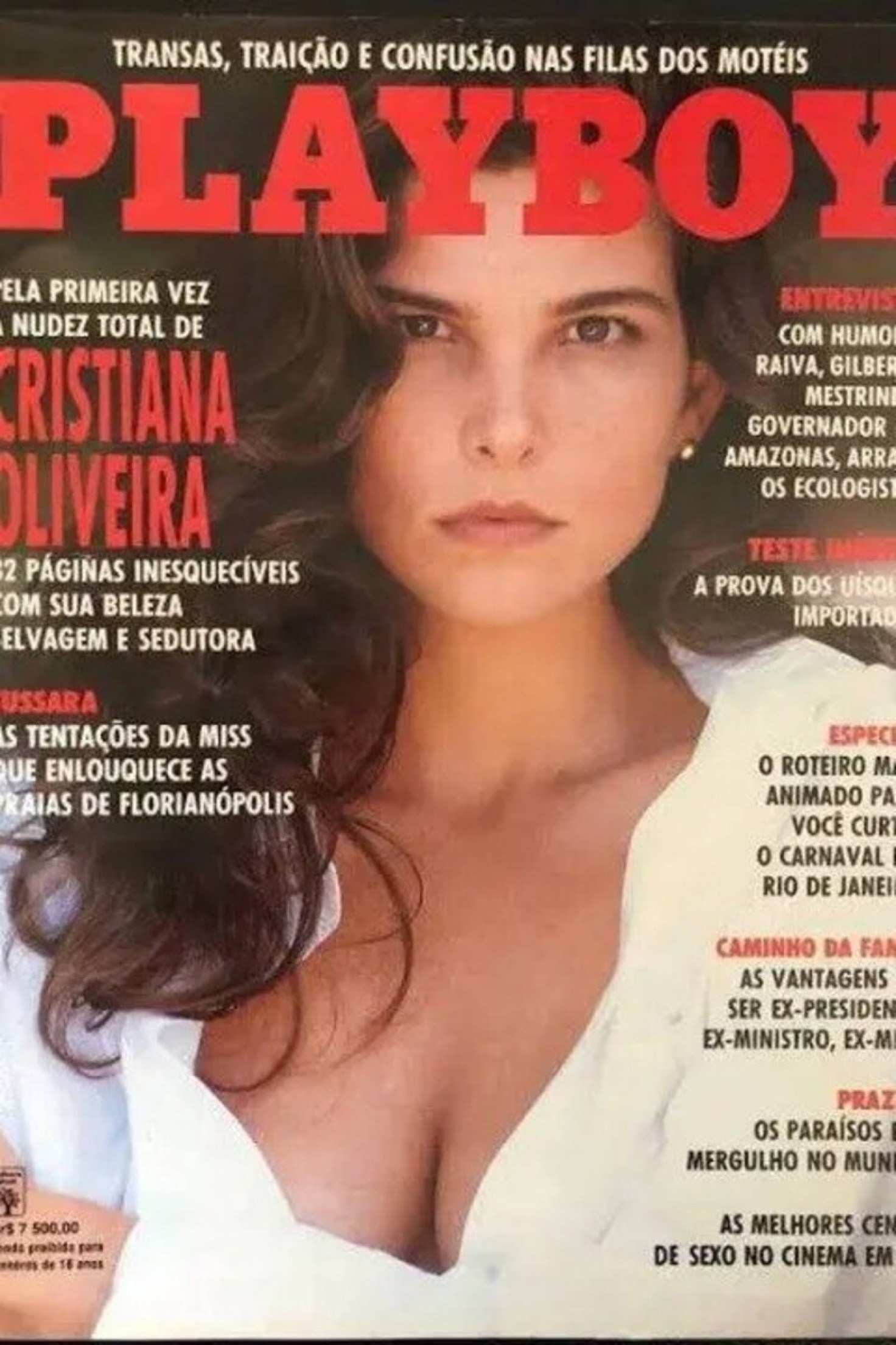 Cristiana Oliveira: confira fotos raras do ensaio da atriz nua na Playboy