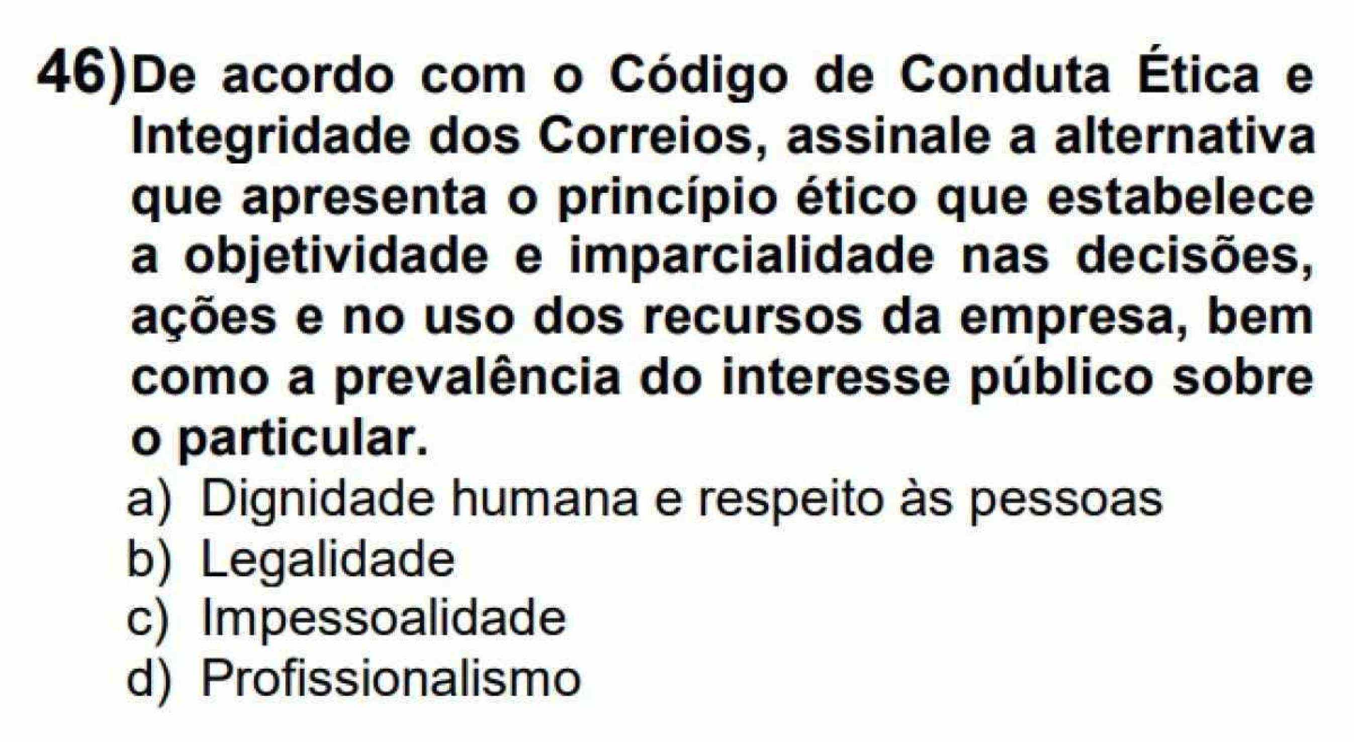 Beto Fernandes, professor do Gran Concursos, corrige duas questões éticas na prova dos Correios 2024