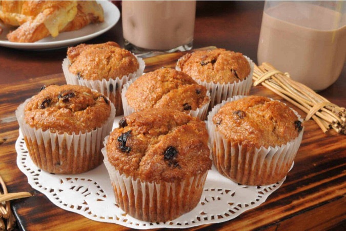 Muffin com uva-passa (Imagem: MSPhotographic | Shutterstock) -  (crédito: Edicase)