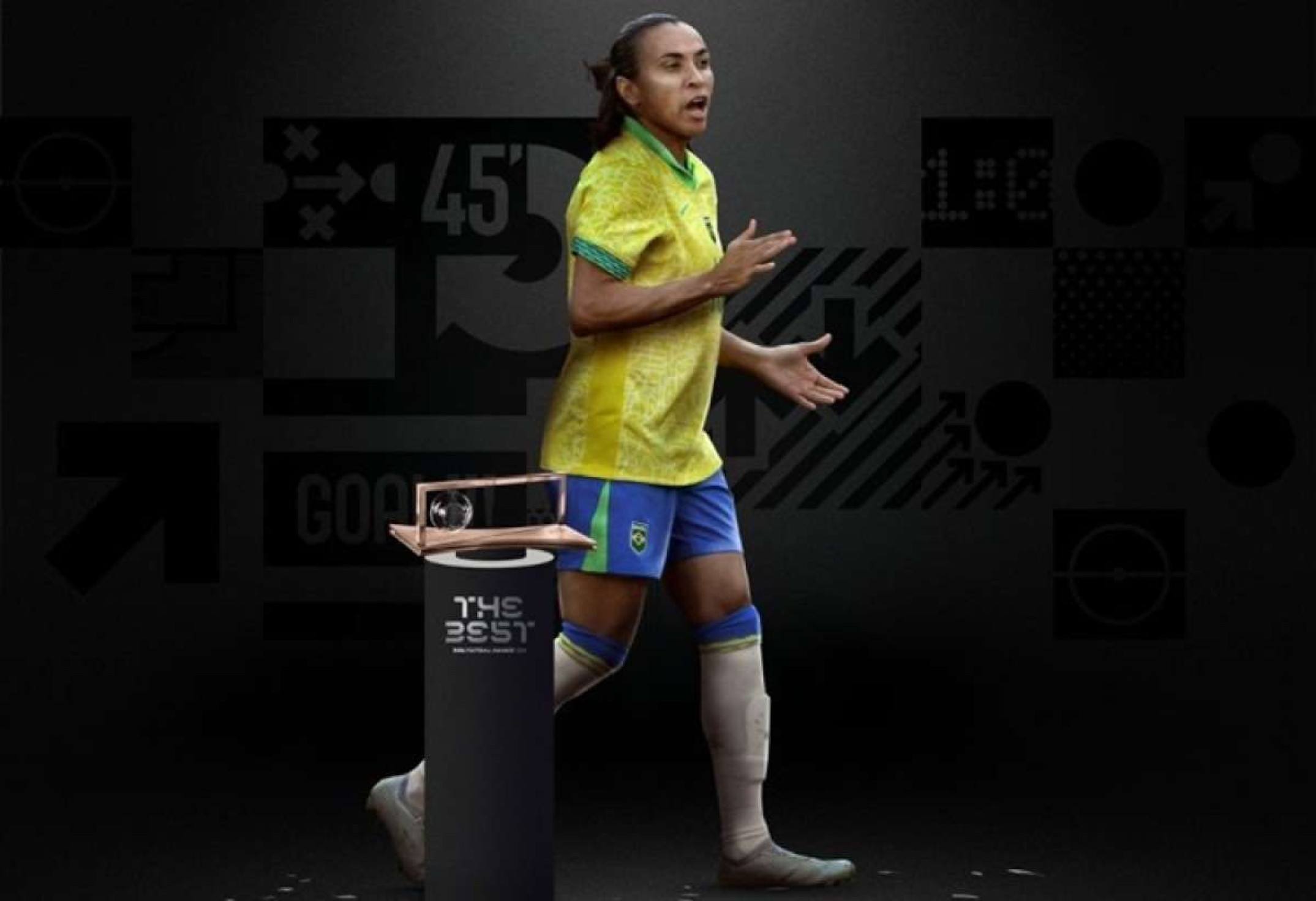 Marta é a primeira a conquistar Prêmio Marta de gol mais bonito do ano