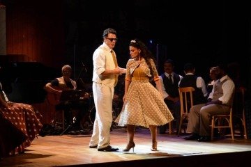  Atores Claudio Lins e Patricia FranÃ§a no pocket show de "ChatÃ´ e os DiÃ¡rios Associados Â? 100 anos de uma paixÃ£o", apresentado no Teatro Copacabana Palace no dia 16 de dezembro de 2024 -  (crédito:  Patricia Lerra/Divulgação)