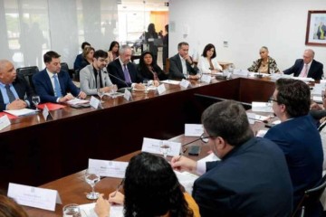 Reunião da Comissão Interministerial Permanente de Prevenção e Controle do Desmatamento e Queimadas, no Palácio do Planalto, aprovou a criação do PPPantanal e do PPCaatinga. Planos para o Pampa e para a Mata Atlântica devem ser lançados em 2025. -  (crédito: Matheus Damascena/Ministério da Saúde)