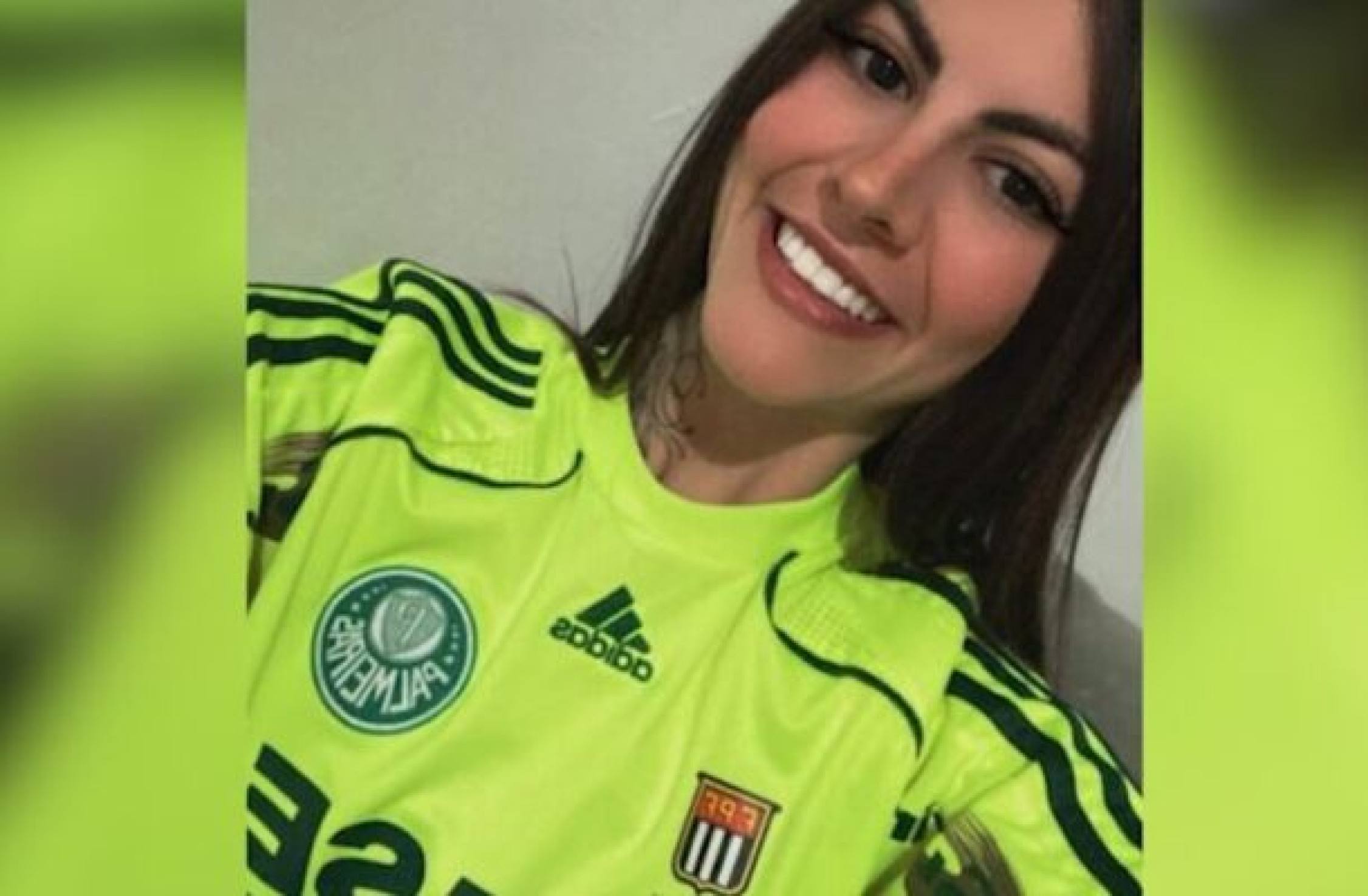 Gabriela Anelli era presença frequente nos jogos do Palmeiras -  (crédito: Foto: Reprodução/Redes Sociais)