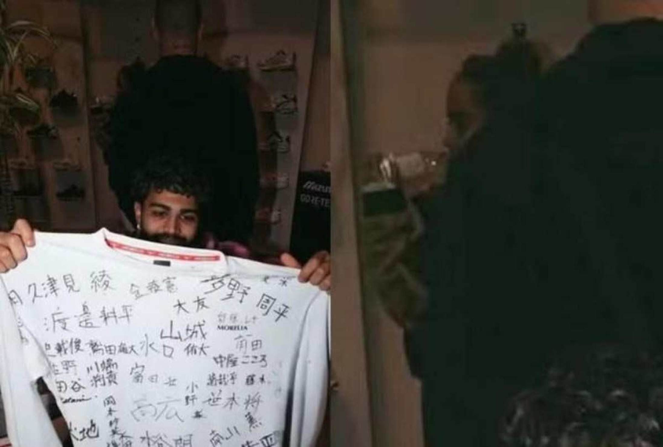 Gabigol e Rafaella Santos ao fundo