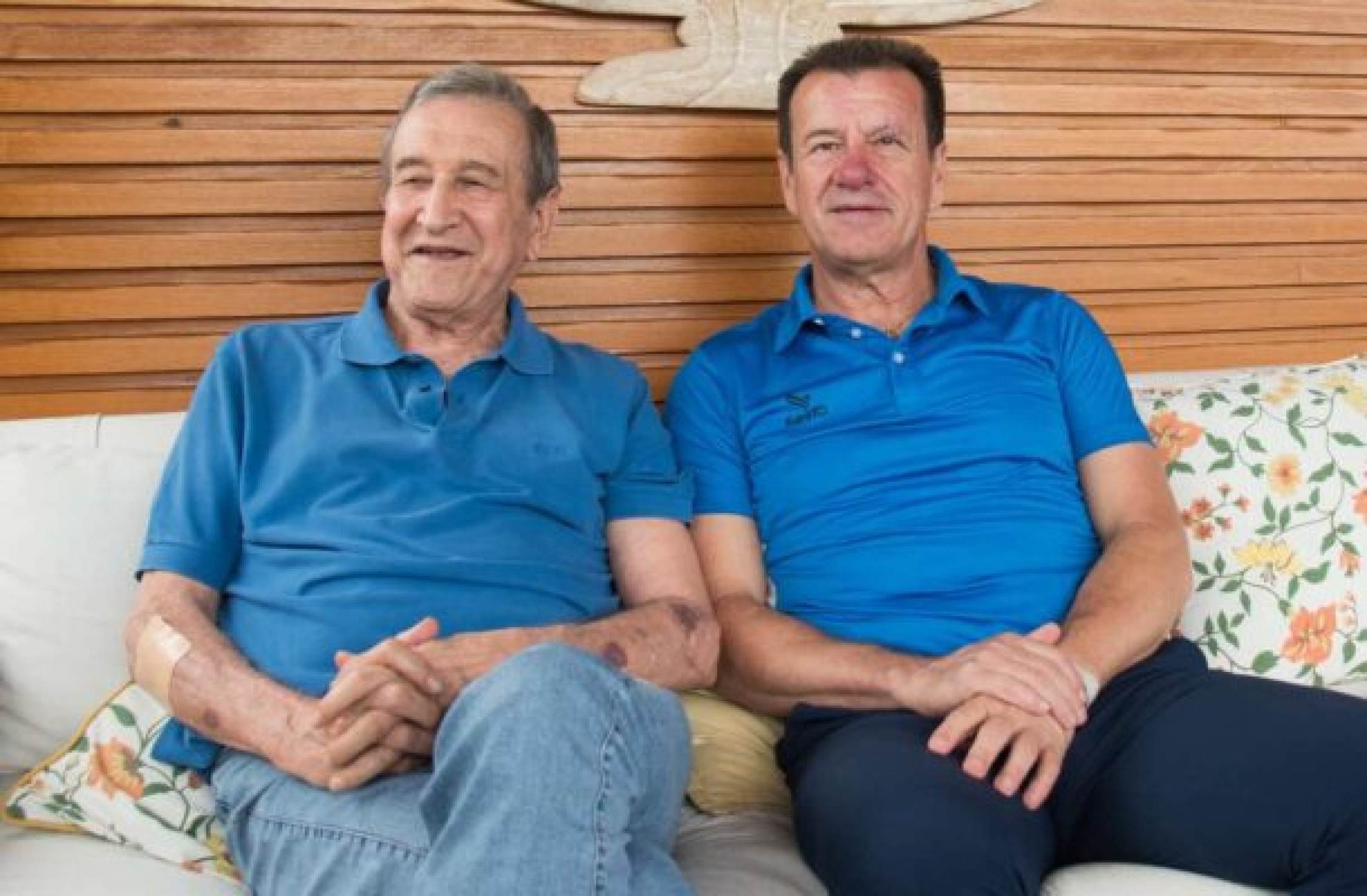 Heróis do tetra, Parreira e Dunga se emocionam em reencontro Heróis do tetra, Parreira e Dunga se emocionam em reencontro