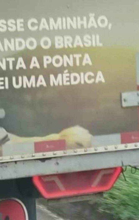 Pai caminhoneiro emociona com mensagem para filha médica -  (crédito: Reprodução / TikTok)