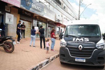 Ação de Natal realizada no Sol Nascente, pelo Instituto Mão Solidárias