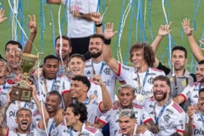 Flamengo é o atual campeão do campeonato carioca  -  (crédito: Foto: Paula Reis /Flamengo)