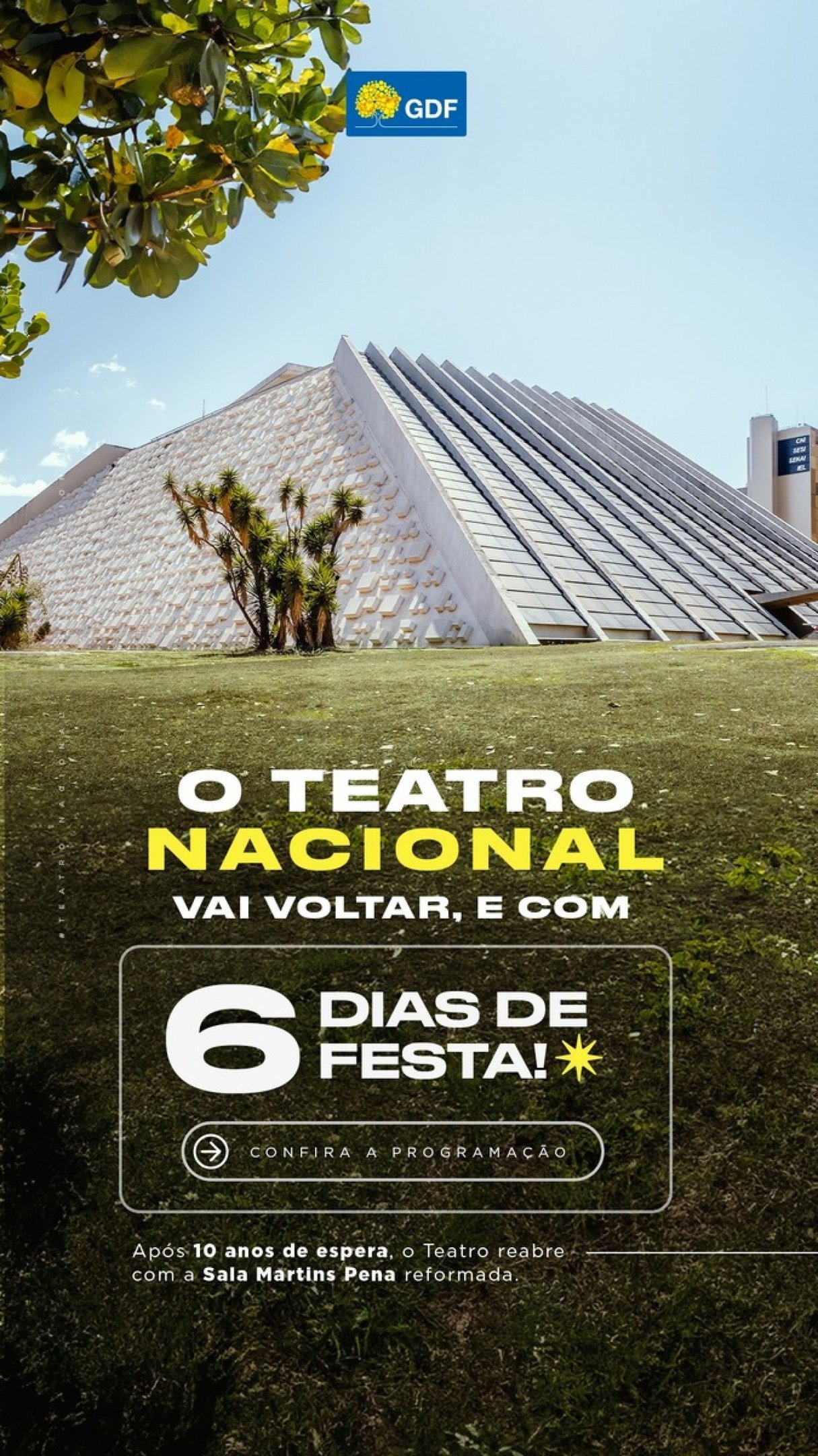 Teatro Nacional vai voltar