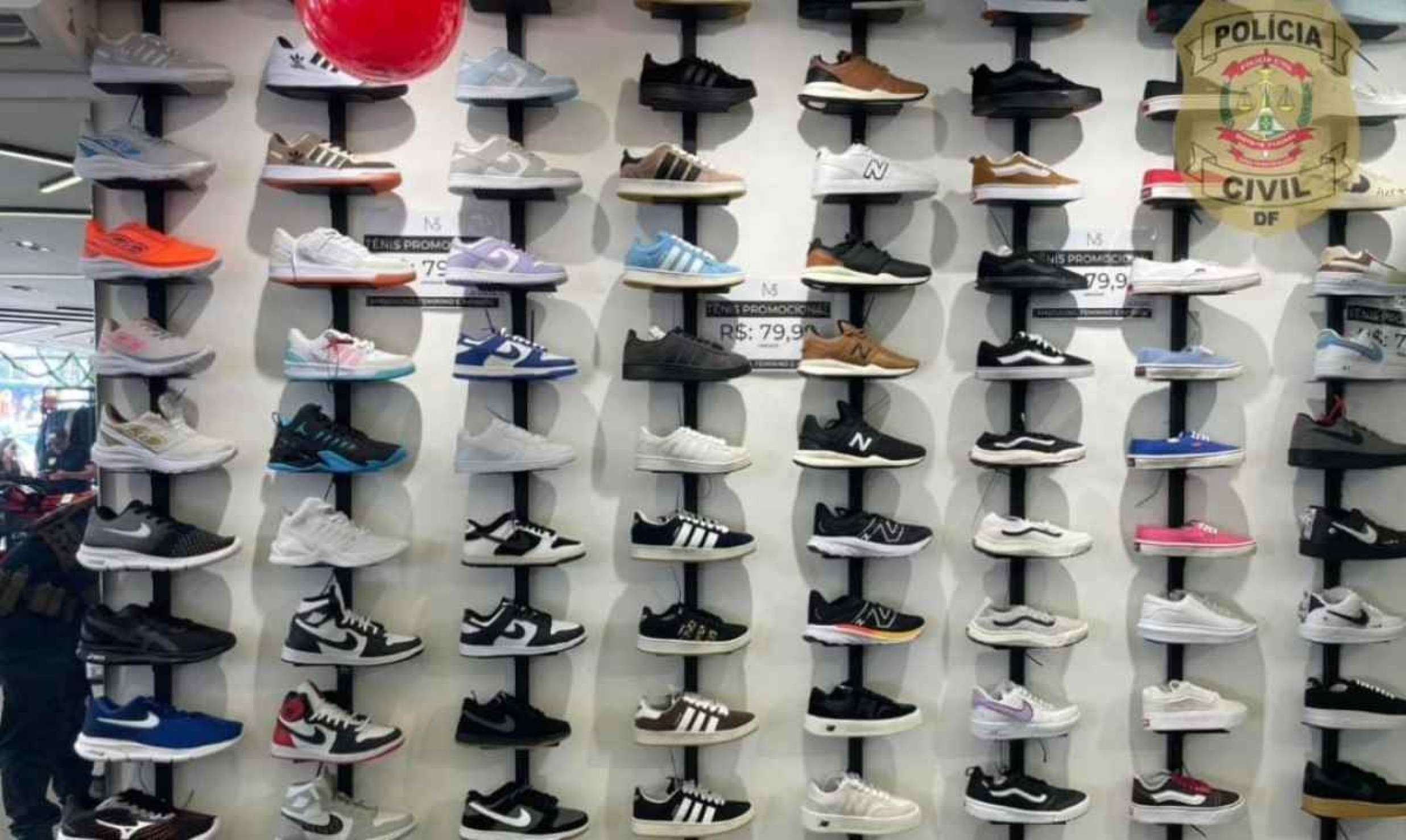 Lojas do DF vendiam produtos falsificados de marcas internacionais 