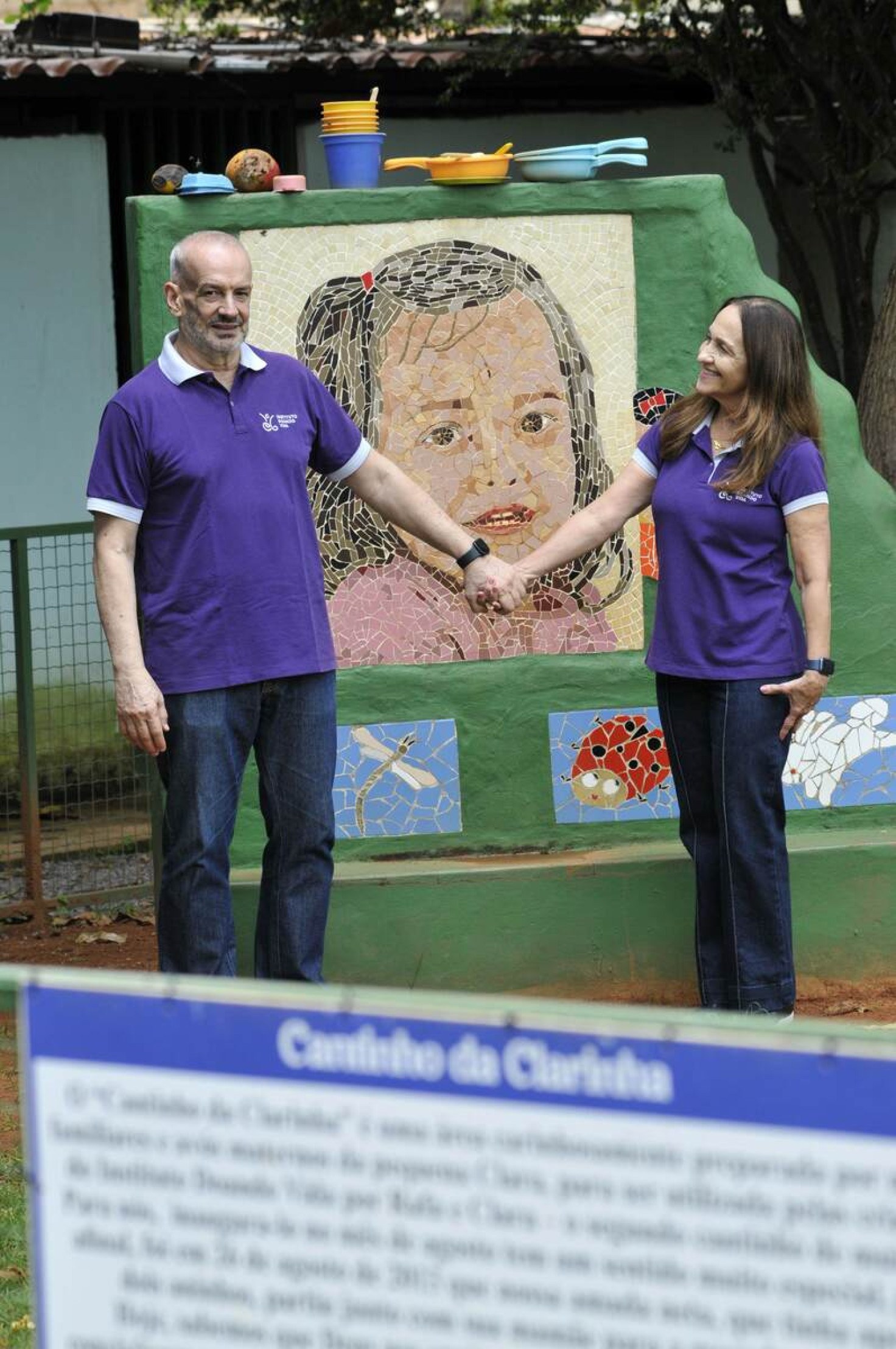  21/12/2024. Crédito: Minervino Júnior/CB/D.A Press. Brasil.  Brasilia - Instituto doando vidas na Estrutural. Henrique e Luciana Andrade.